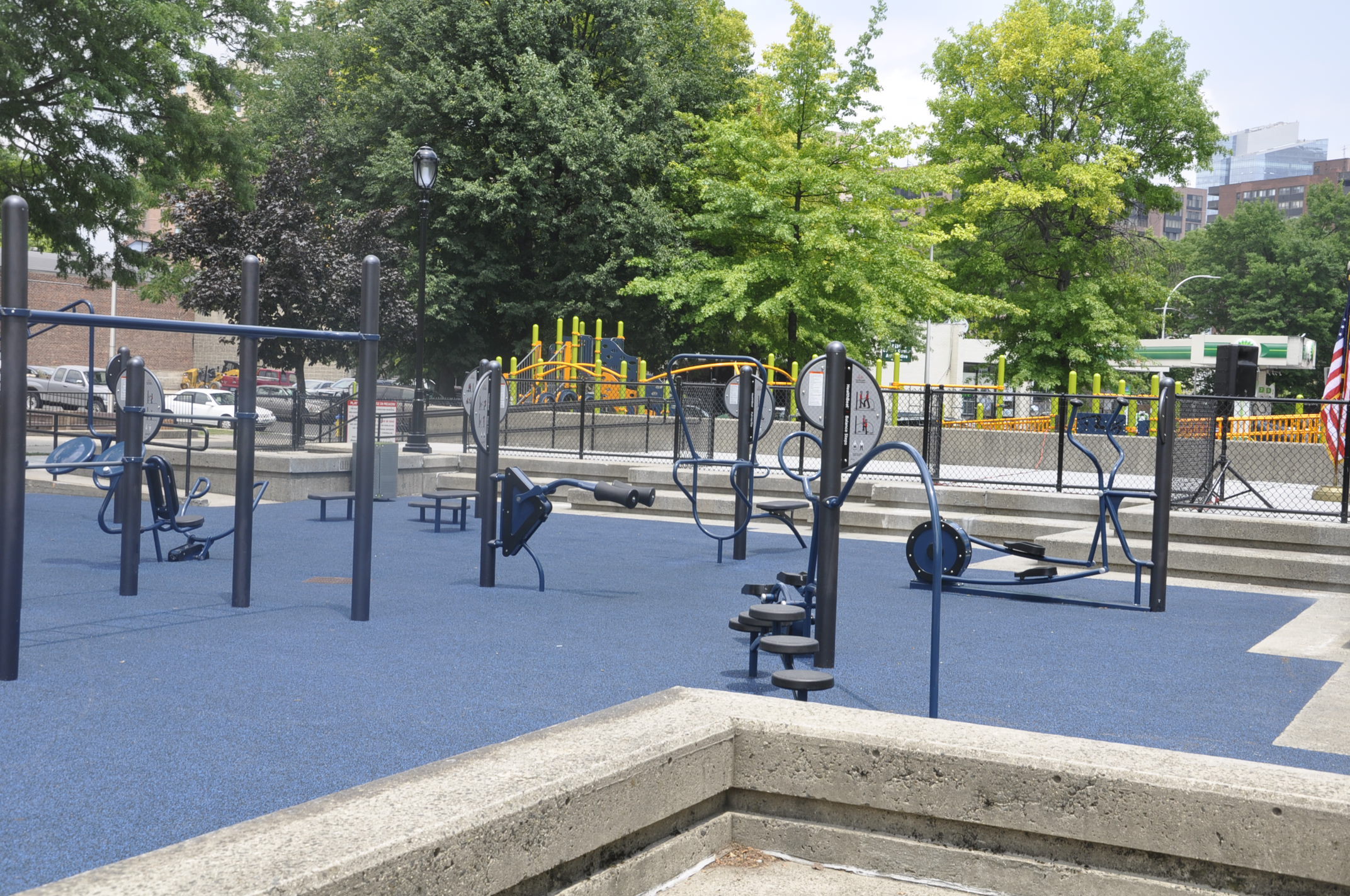 Kittrell Park Fitness Center Ribbon Cutting July 2